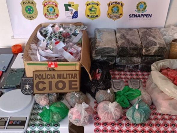 Imagem - Integrante de facção criminosa da Bahia é preso em operação contra o tráfico de drogas