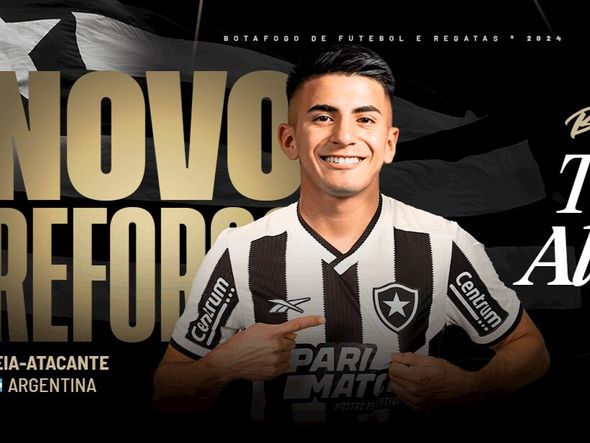 Imagem - Botafogo anuncia contratação do meia argentino Thiago Almada para Campeonato Brasileiro