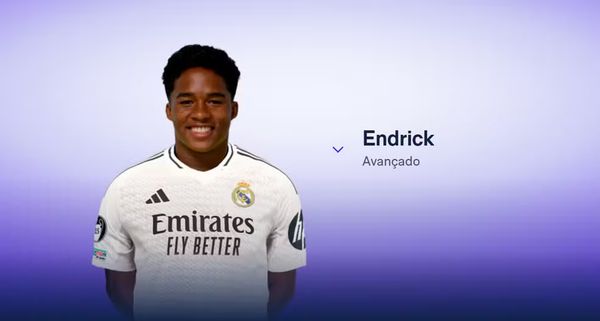 Endrick chega ao Real Madrid