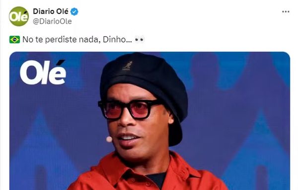 Olé ironizou eliminação