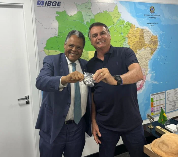 Antonio Brito e Jair Bolsonaro