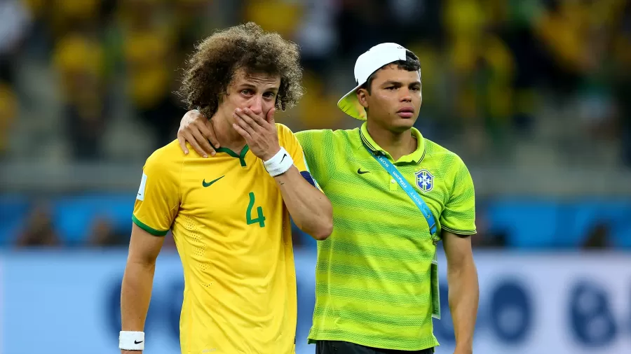 David Luiz e Thiago Silva por Reprodução
