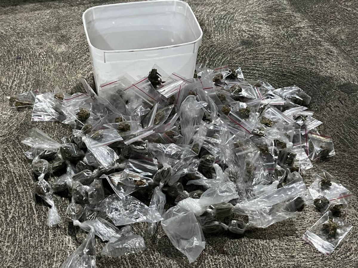 Porções de maconha e cocaína foram apreendidas com o suspeito