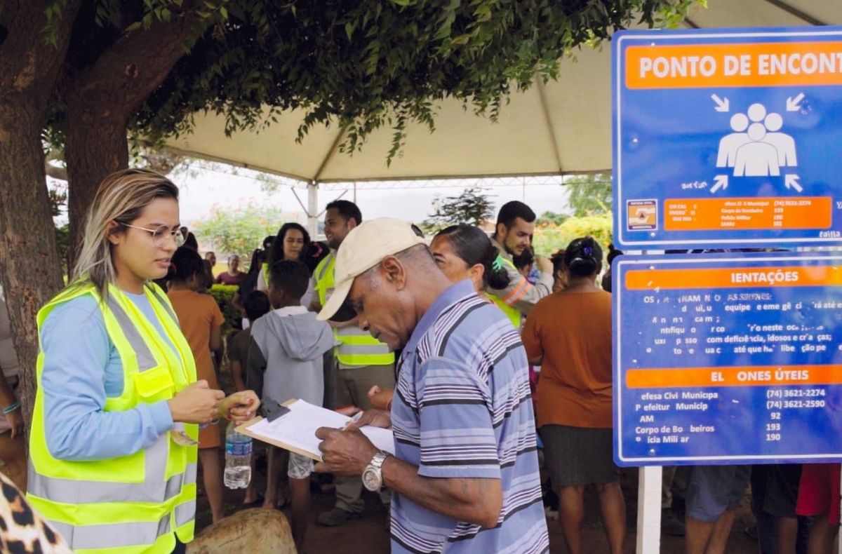 Simulado de emergência em barragem na cidade de Jacobina