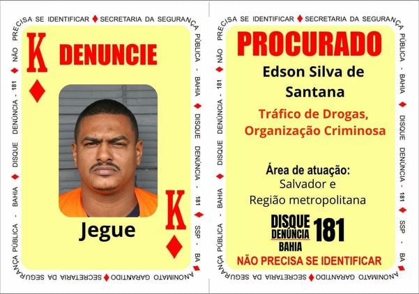 Edson Silva de Santana, conhecido como “Jegue”