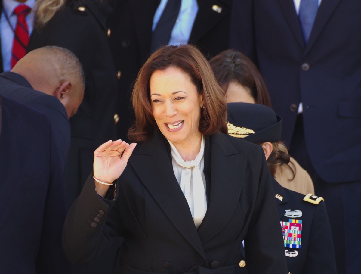 A vice-presidente dos EUA, Kamala Harris