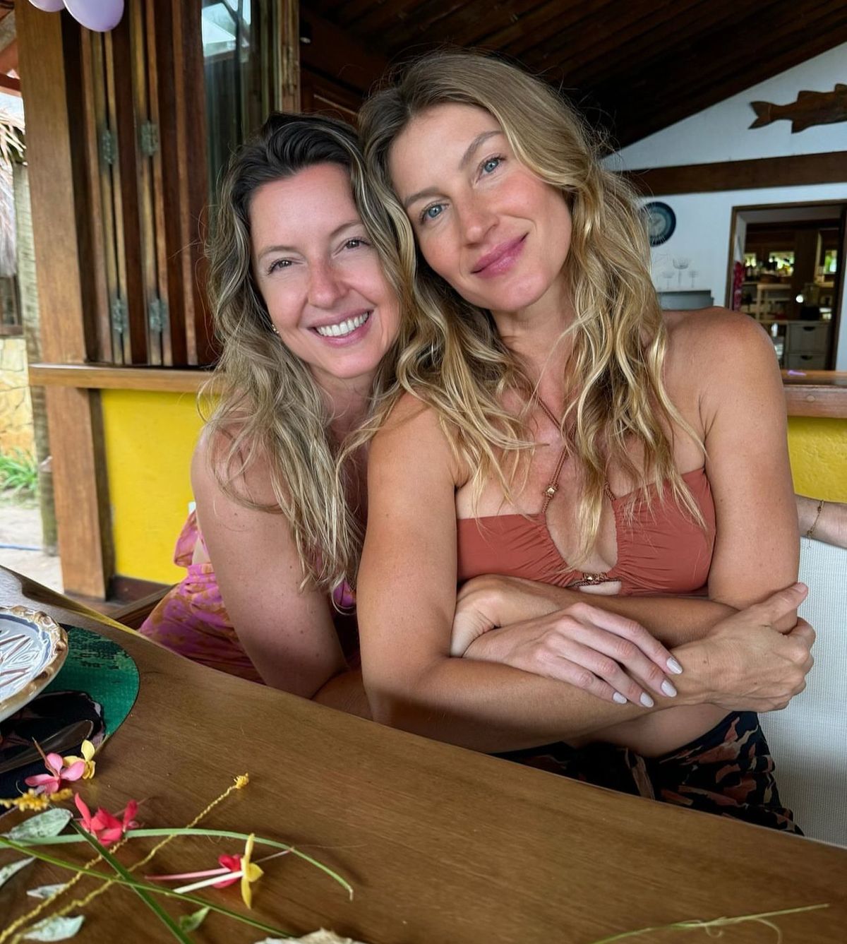 Patricia e Gisele Bundchen