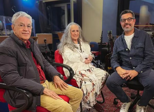 Caetano Veloso, Maria Bethânia e Chico Regueira