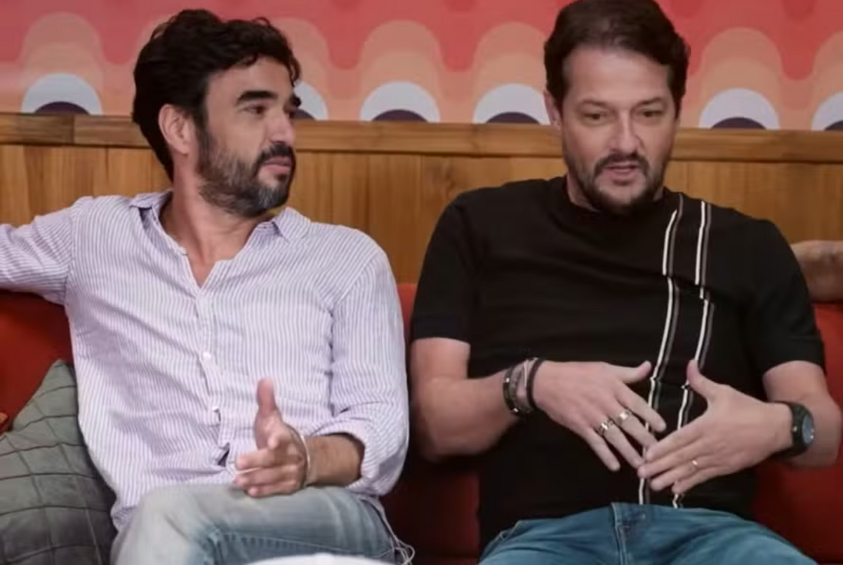 Marcelo Serrado e Caio Blat