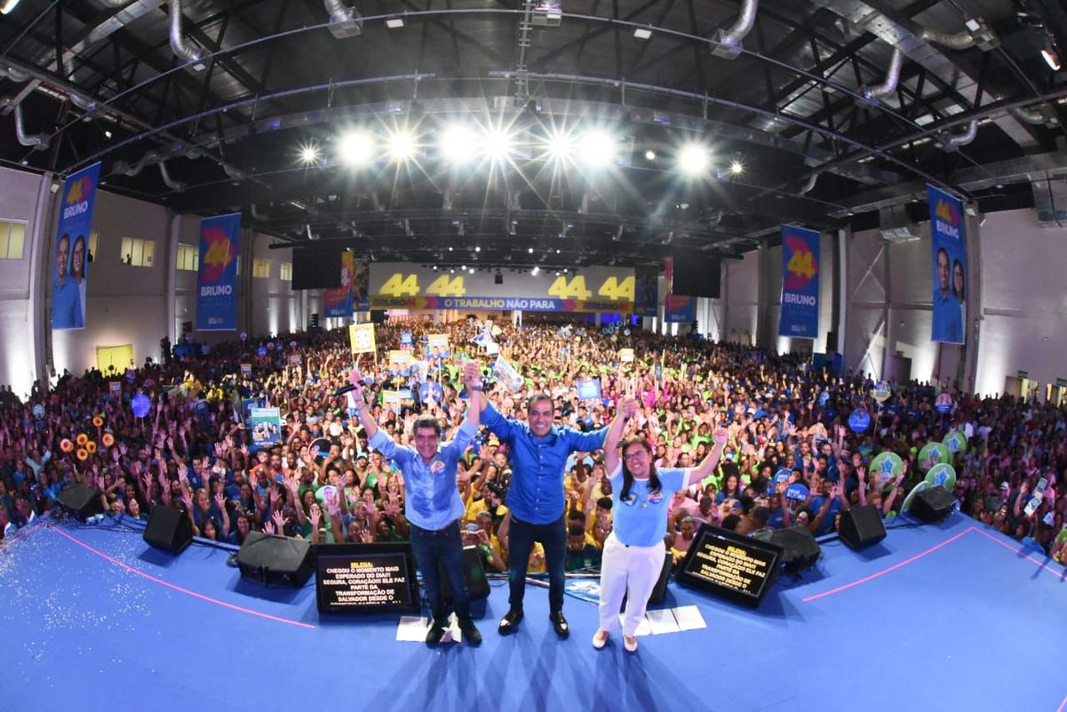 Evento político aconteceu no Centro de Convenções de Salvador