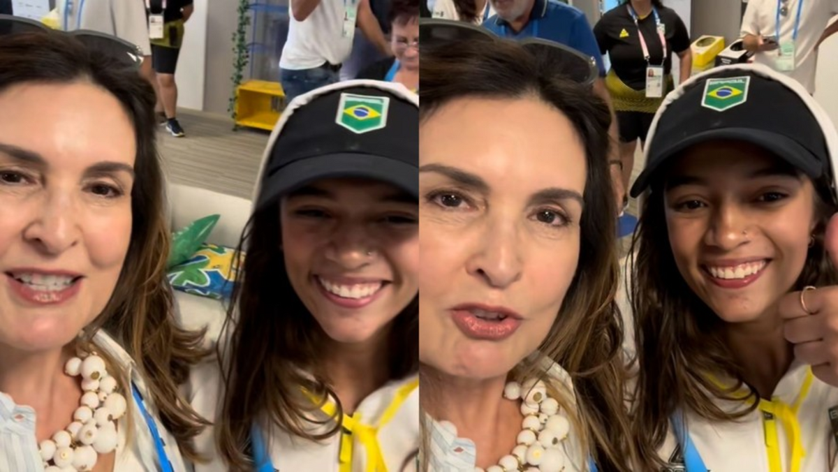 Fátima Bernardes e Rayssa Leal