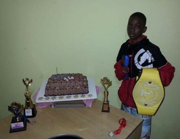 Aos 14 anos, Keno já exibia troféus e medalhas