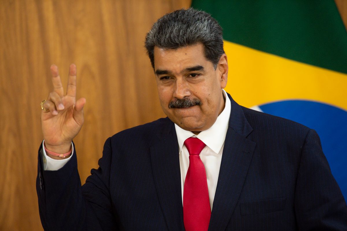 BrasÃ­lia (DF), 29/05/2023 - O presidente da Venezuela, NicolÃ¡s Maduro, durante declaraÃ§Ã£o Ã  imprensa apÃ³s reuniÃ£o com o presidente Luiz InÃ¡cio Lula da Silva, no PalÃ¡cio do Planalto. Foto: Marcelo Camargo/AgÃªncia Brasil