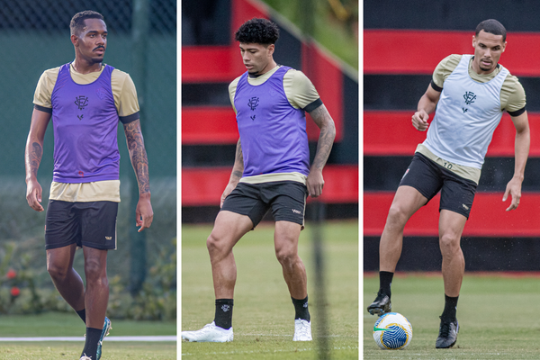 Edu, Machado e Neris já treinaram com o elenco no Barradão