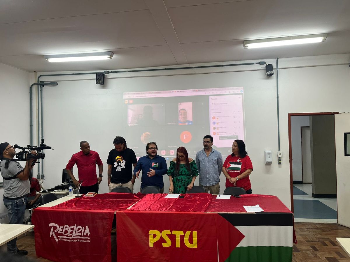 Evento oficializou candidatura do PSTU