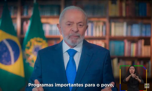 Lula fez pronunciamento no domingo (28)