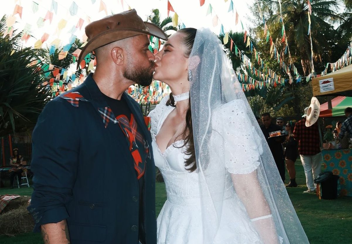 Paola Oliveira e Diogo Nogueira