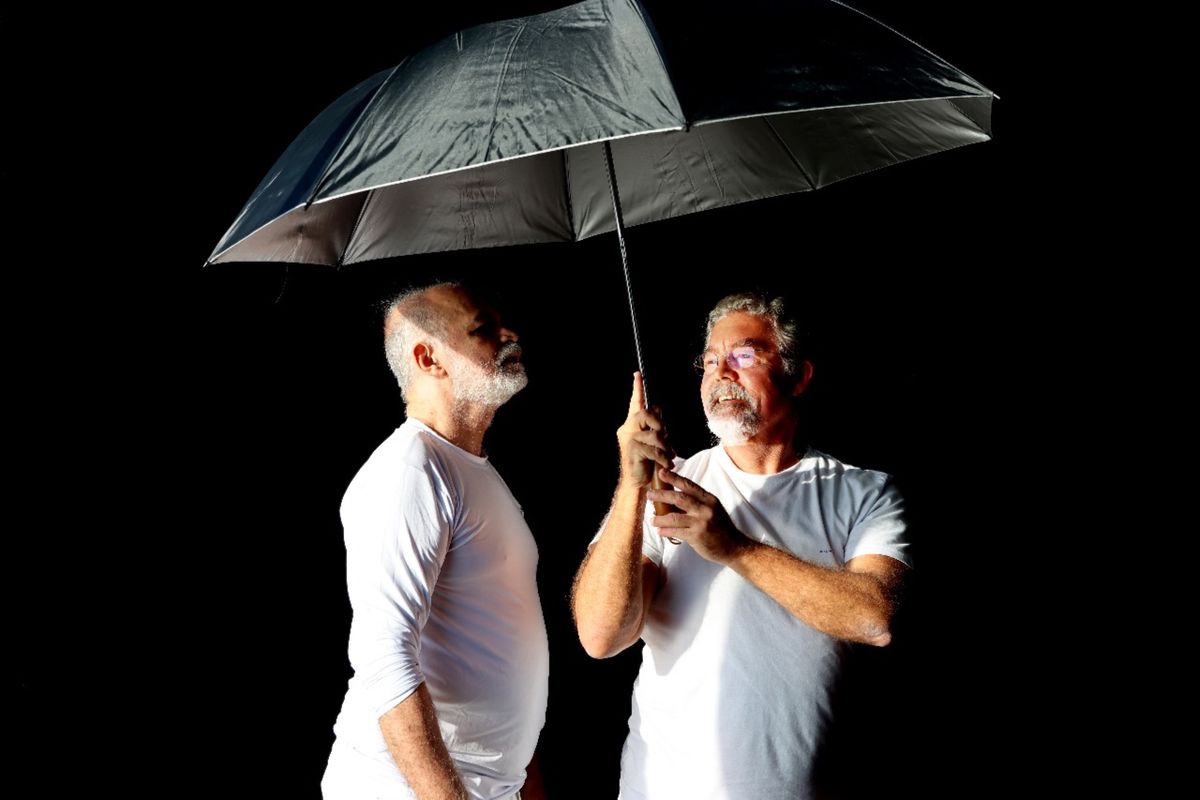 Gil Santana e Ney Porto estão juntos no espetáculo Sonhos, em cartaz até dia 24/8