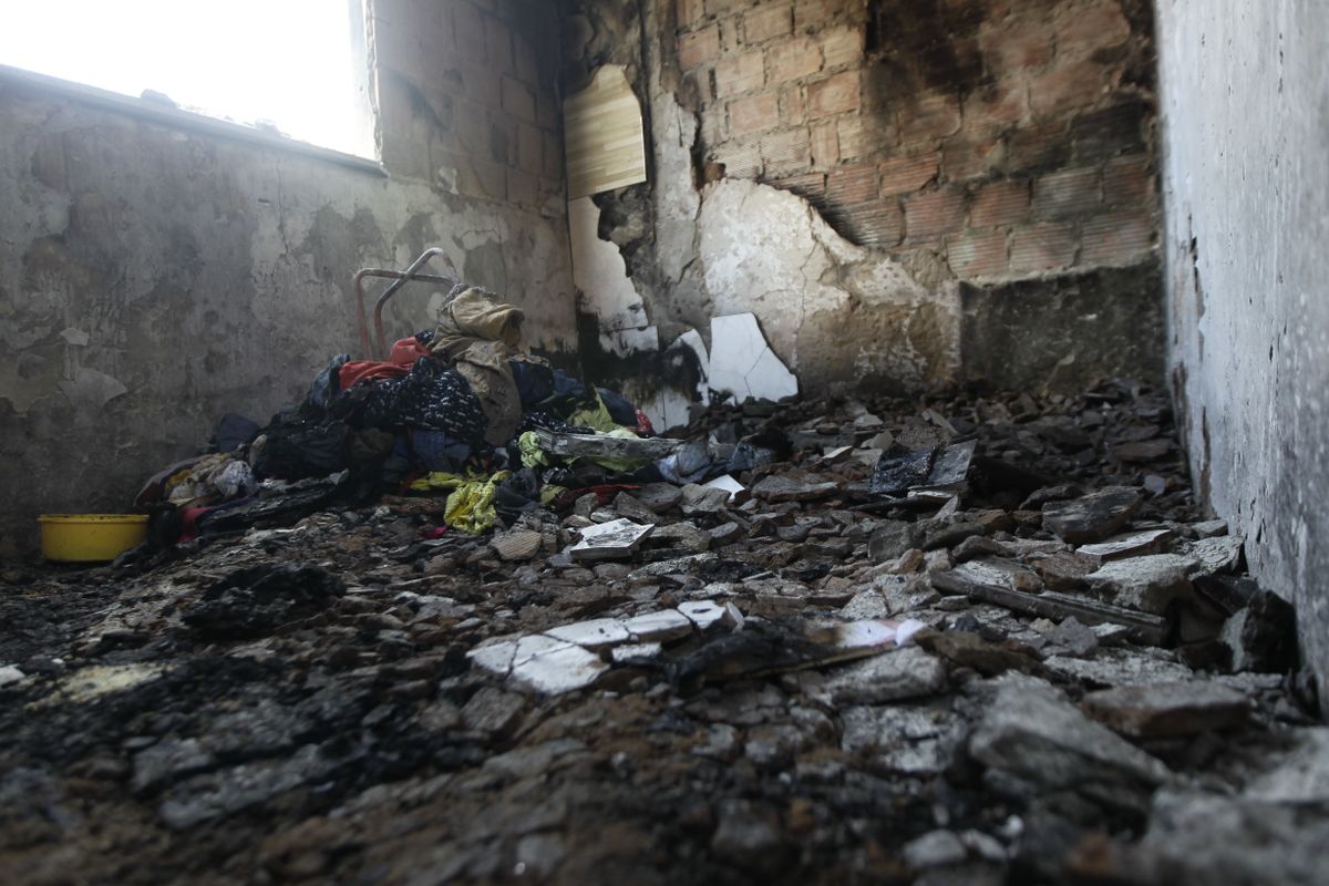 Incêndio deixou prejuízos materiais para a família