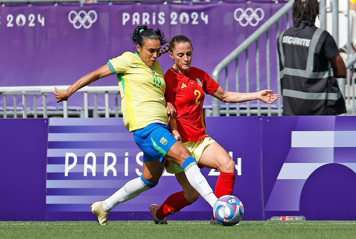 Marta pode ter feito contra a Espanha o seu último jogo pela Seleção Brasileira