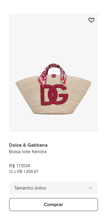 Bolsa Dolce e Gabbana