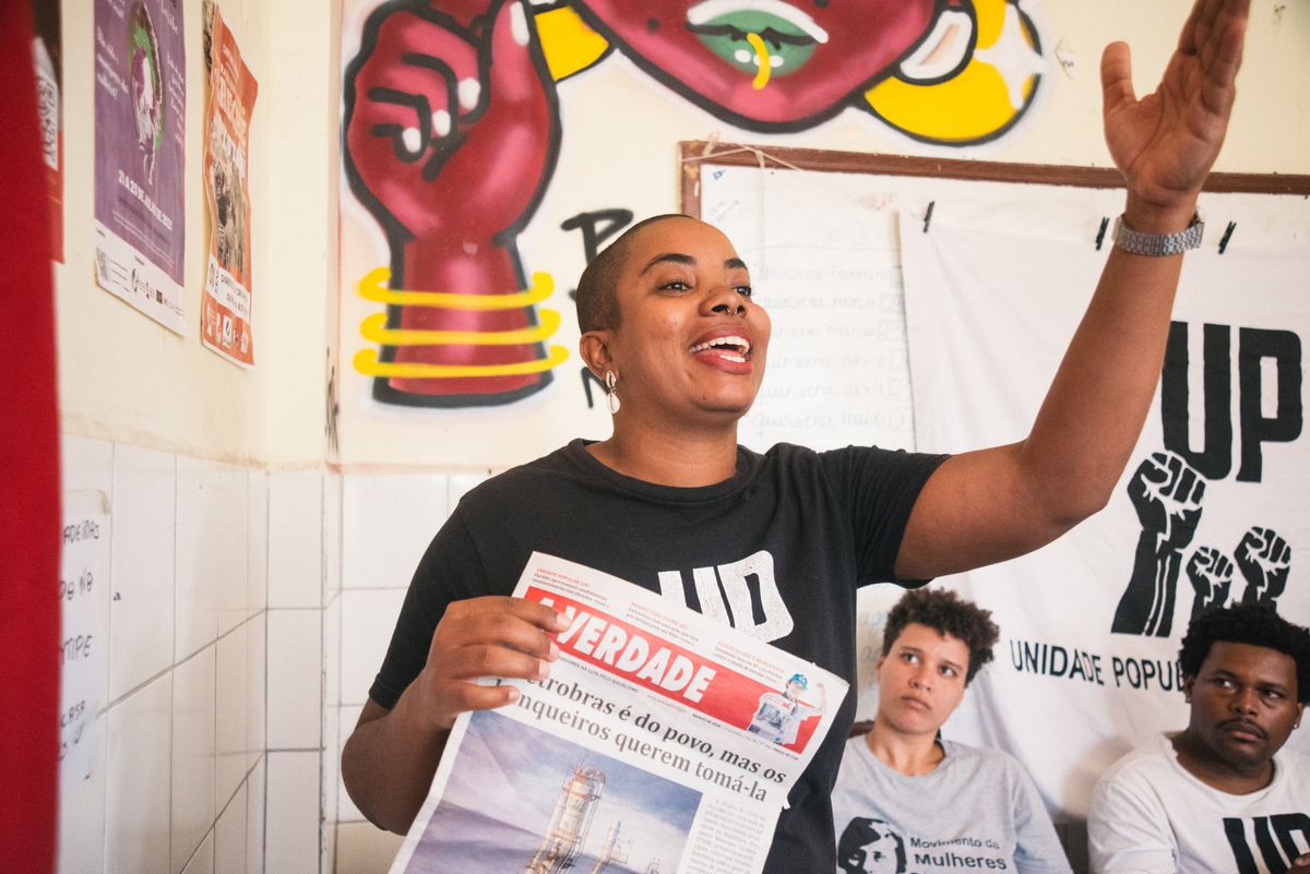 Candidata do UP à prefeitura de Salvador, Eslane Paixão