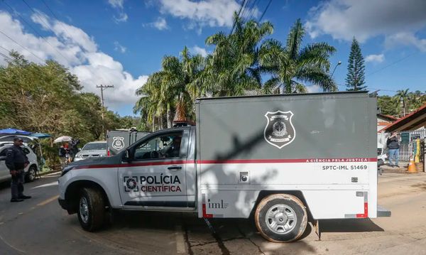 Polícia científica em São Paulo