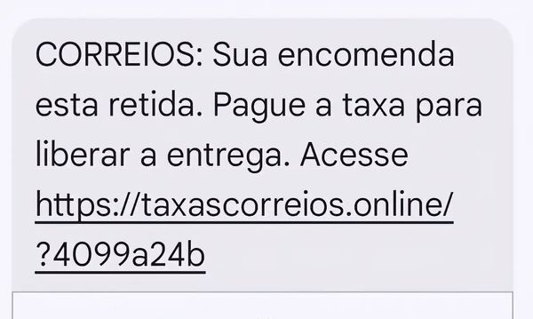  Correios alertam sobre golpe cobrando taxa para retirar encomenda