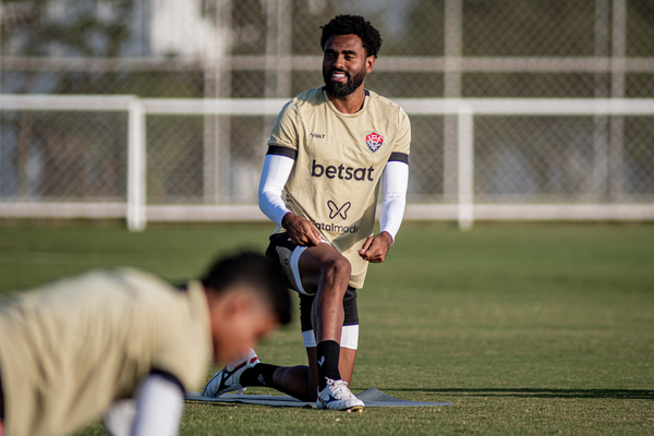 Caio Vinícius foi a novidade na reapresentação do Vitória