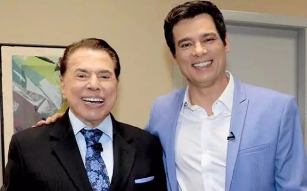 Celso Portiolli e Silvio Santos