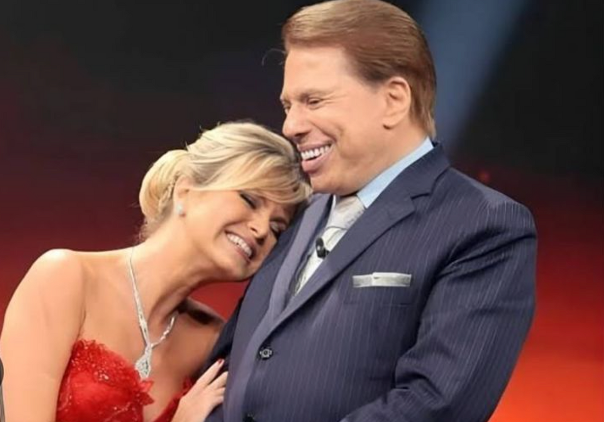 Eliana e Silvio Santos