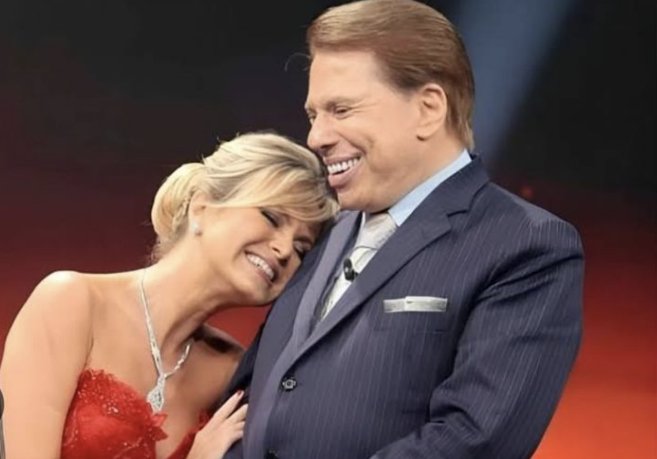 Eliana e Silvio Santos por Reprodução