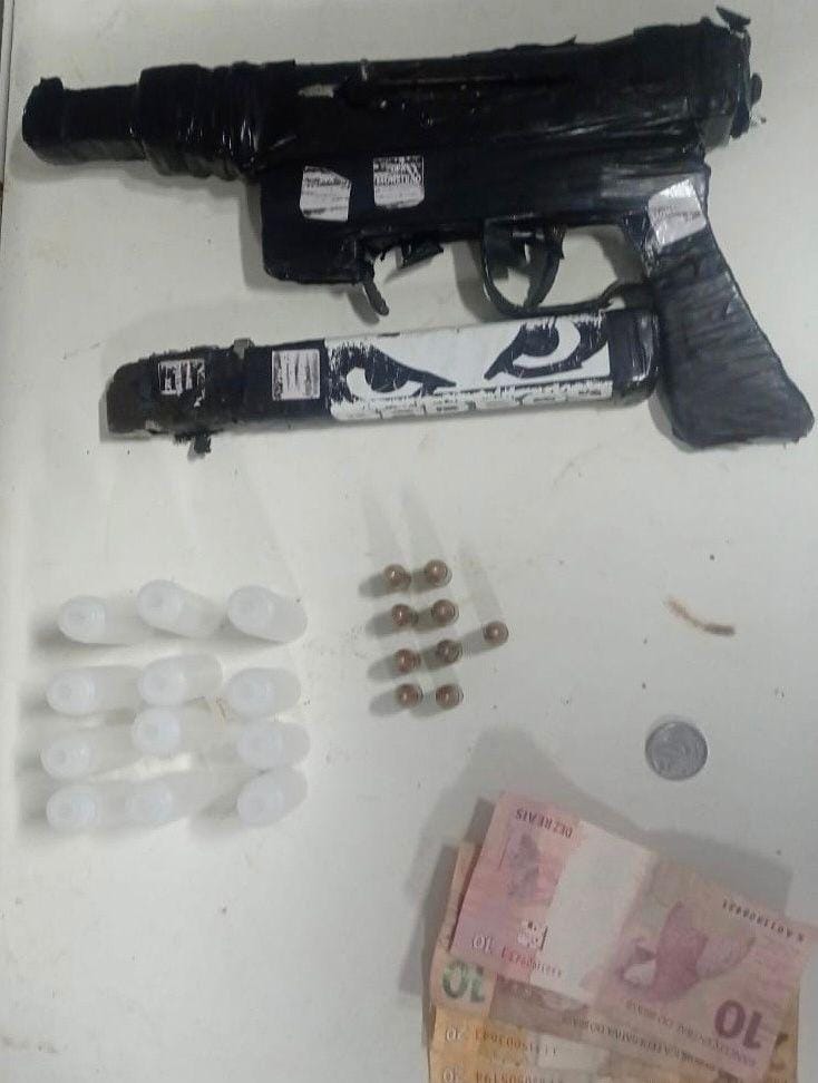 O material apreendido foi apresentado à Polícia Civil por Divulgação