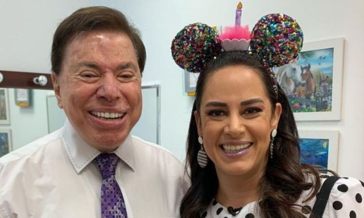 Silvio Santos e Silvia Abravanel