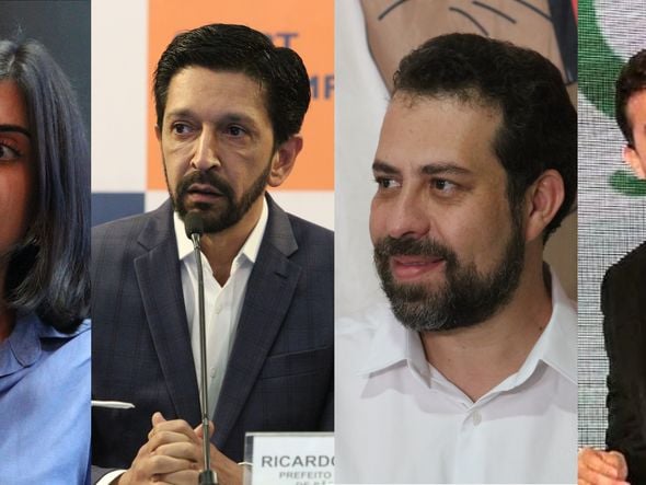 Imagem - Quaest: Nunes tem 25%; Boulos, 23%, e Marçal, 20% das intenções de voto