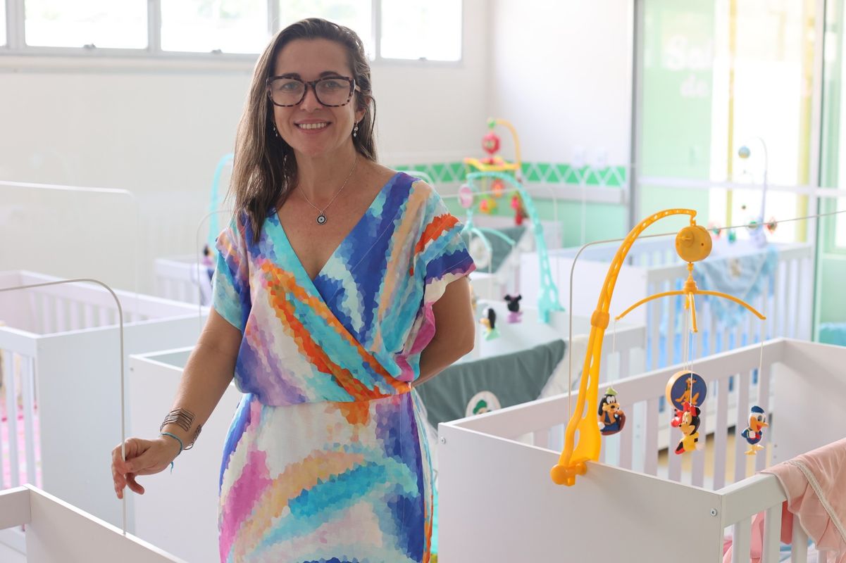 A gestora da Creche Professora Eunice Pereira, Inaraci Mascarenhas 