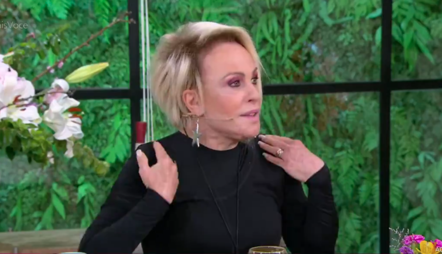 Ana Maria Braga revela não usar sutiã por Globo