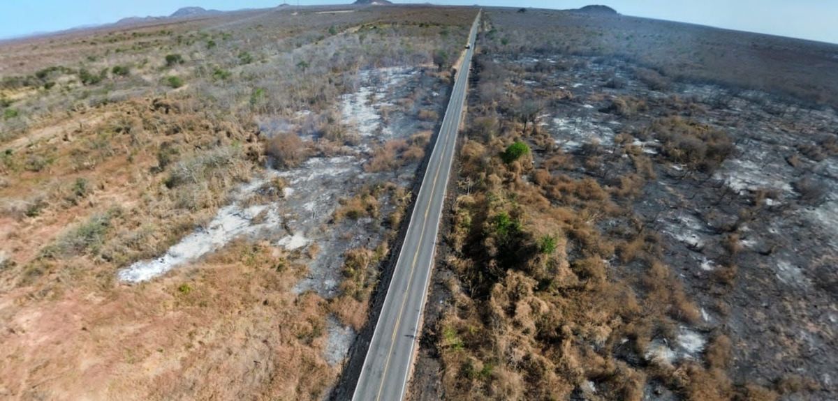 Fogo atinge ciddes do Oeste da Bahia