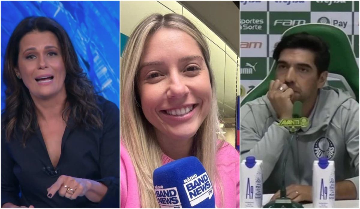 Adriana Araújo,  Alinne Fanelli, Abel Ferreira