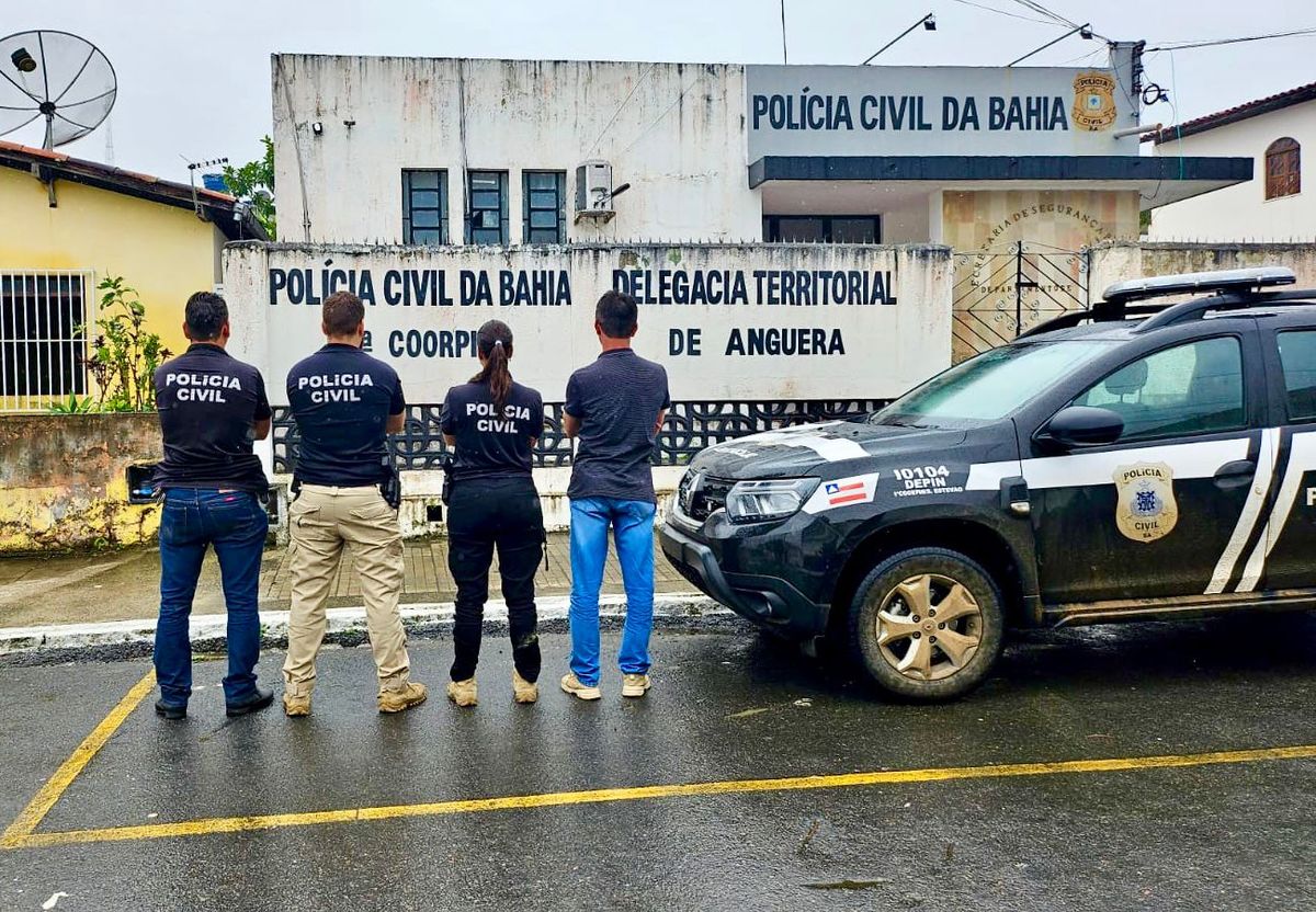 Polícia em Anguera prendeu suspeito