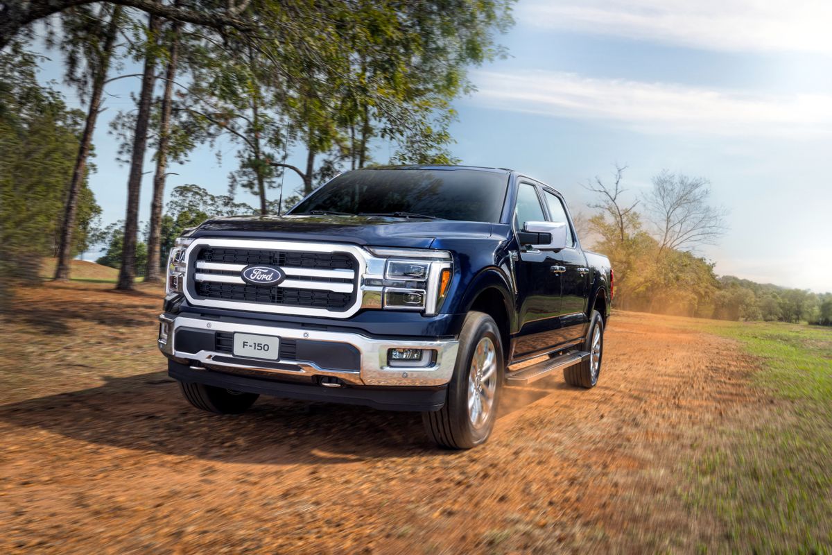 Grande, a Ford F-150 concorre no mercado brasileiro com a Chevrolet Silverado e Ram 1500