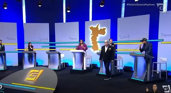 Desentendimento entre Datena e Marçal ocorreu no fim do terceiro bloco do debate