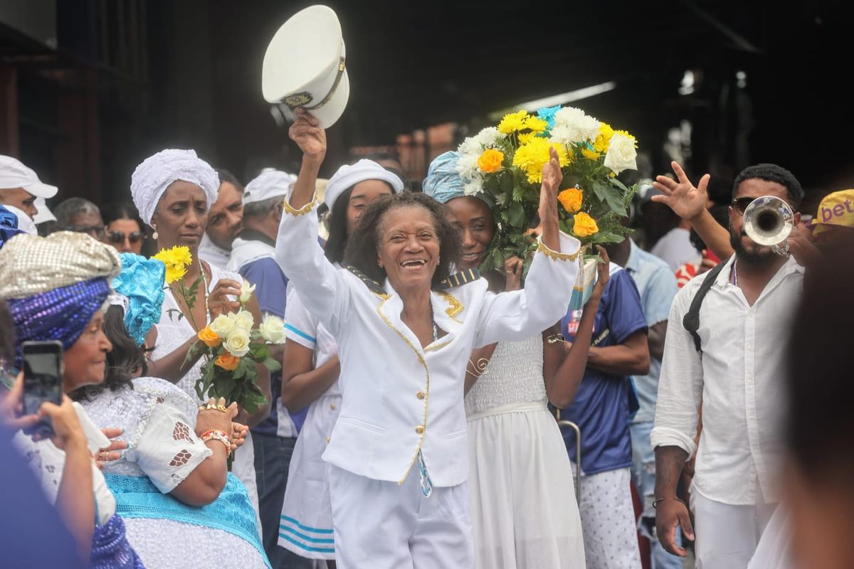 Dona Dadá, criadora da Marujada do São Joaquim