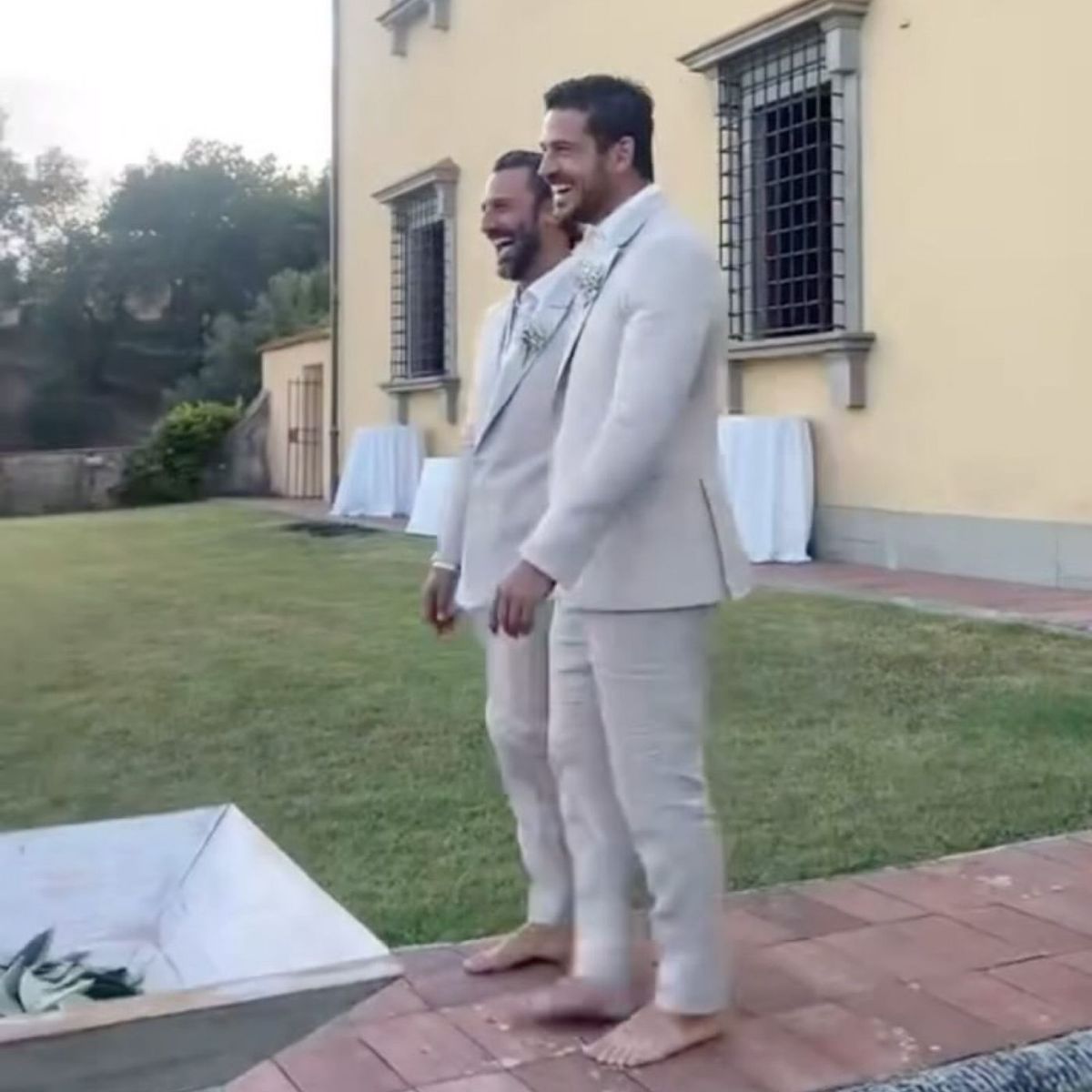 Marco Pigossi e marido