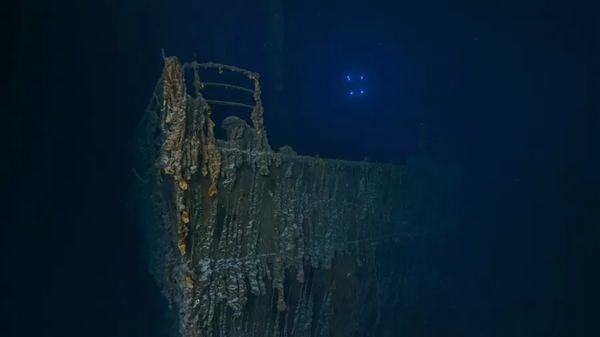 Grade imortalizada pelos personagens de Kate Winslet e Leo DiCaprio se desprendeu e caiu no fundo do mar