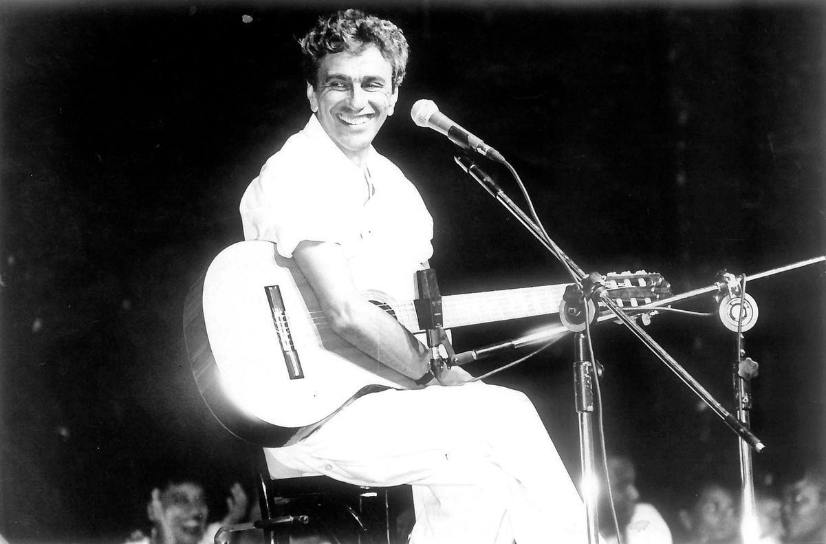 Caetano Veloso no Vila, em 1995