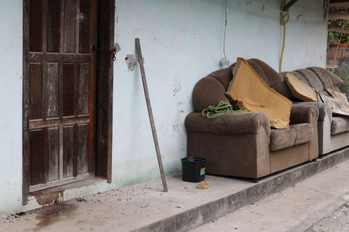 Casa em Barra de Pojuca onde estava trio acusado de participar de morte de PM