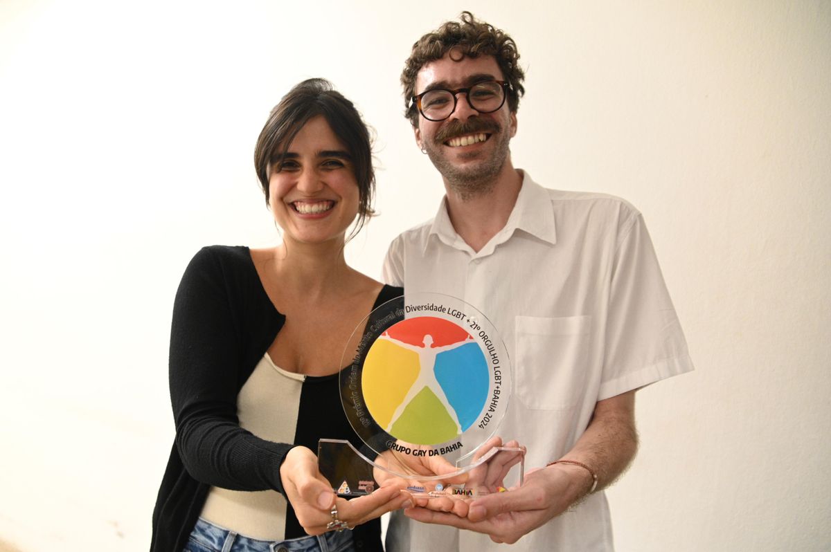 Fernanda Santana e Eduardo Bastos, recebem 12º prêmio ordem ao mérito cultural da diversidade LGBT+