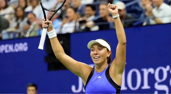 Jéssica Pegula comemora vaga na final do US Open 