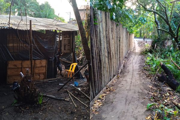 Quilombo Toque da Gamboa antes da destruição